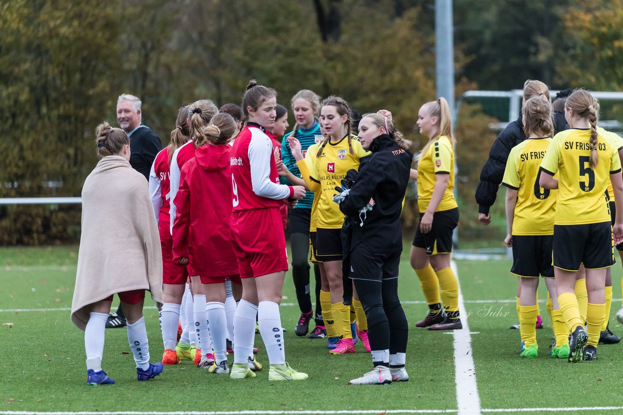 Bild 332 - wBJ SV Wahlstedt - SV Frisia 03 Risum-Lindholm : Ergebnis: 1:2